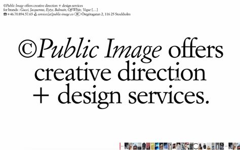 Public Image is an inspirational agency website using font italian garamond on Godly, a curation of the best web design inspiration, every day. Best Web Design Inspiration, Unique Web Design, Luxury Food, Portfolio Websites, Agency Website, Coming Soon Page, Best Web Design, Typeface Design, Web Layout Design