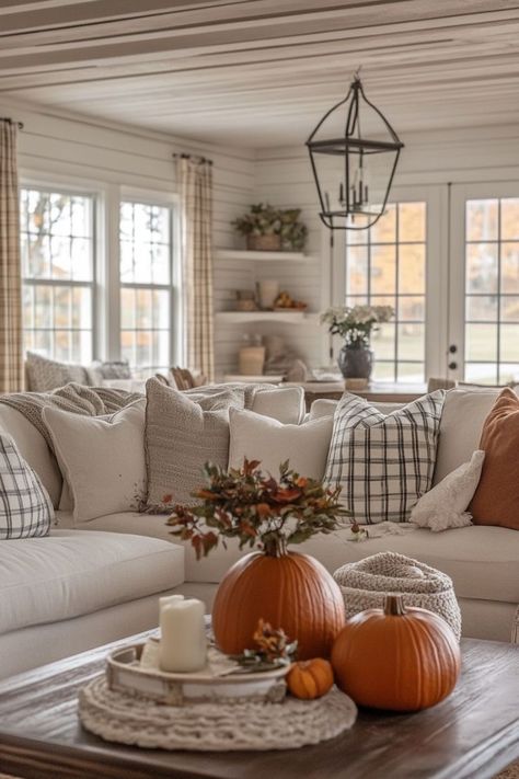 Discover stunning fall Thanksgiving decor ideas with this curated Amazon list! Transform your space with fall front porch decor, beautiful fall arrangements, and easy fall decor solutions. Elevate your dining experience with elegant fall table centerpieces and fall table decor. Embrace the season with cozy and stylish autumn decorating touches. #Affiliate #FallDecor #ThanksgivingDecor #FallCenterpieces #FallFrontPorchDecor Living Room Decor Southern, Fall Farmhouse Living Room, Fall Decor Living Room, Indoor Farm, Room Fall Decor, Fall Apartment, Fall Dining Room Table, Fall Interior Design, Fall Apartment Decor