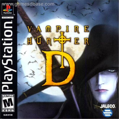 Vampire Hunter D Vampire Hunter D, Survival Horror Game, Playstation 1, Classic Video Games, Vampire Hunter, Playstation Games, Video Games Playstation, New Video Games, Retro Video Games