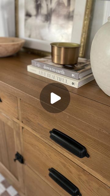 Lori Wood - The Wood House - Furniture, Home, DIY on Instagram: "Watch to see how I went from orange to a beautiful, warm brown wood tone. All wood species are different, so keep that in mind! This sideboard is made of oak veneer and solid hard maple. Products used: Paint wash - mix of @sherwinwilliams Superior Bronze and water Added - @generalfinishes Antique Oak water based stain Tag me if you try this color combo! #thewoodhouse #paintwash #refinishedfurniture #beforeandafter #furnituremakeover #diy #neutralhome #cozyhome" Stain On Oak Wood, Wood Tone Paint Colors, Maple Products, Paint Wash, Staining Furniture, Honey Oak, Orange Wood, Water Based Stain, Wood House