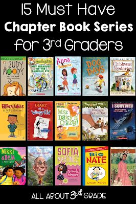 15 Must Have Chapter Book Series | All About 3rd Grade 3rd Grade Chapter Books, Library Magic, Read Aloud Chapter Books, Third Grade Books, 5th Grade Books, 4th Grade Books, Writing Elementary, 3rd Grade Books, Homeschool Books