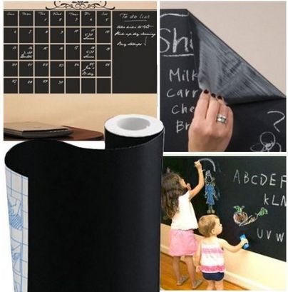 Mermaid Theme Bedroom, 3k Classroom, Black Contact Paper, Family Organization Wall, Chalkboard Contact Paper, Chalkboard Wallpaper, Wash Tape, Organization Wall, Chalkboard Vinyl