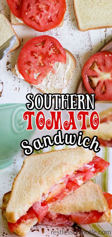 Tomato Sandwich Recipes, Scalloped Potato Casserole, Healthy Sandwich Recipes, Fried Tomatoes, Meatless Main Dishes, Tomato Sandwich, Tomato Recipes, Sandwich Recipes, Southern Recipes