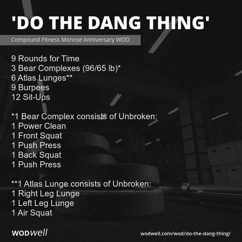 Long Crossfit Workouts, Crossfit Workouts Wod Full Body, Crossfit Workouts At The Gym, Barbell Wod, Thing Workout, Barbell Workout Routine, Monroe Georgia, Crossfit Open Workouts, Wod Workouts