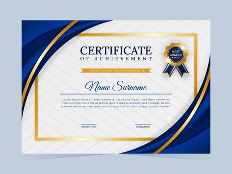 Modern University Certificate Template Recognition Background Design, Certificate Design Aesthetic, Modern University, Certificate Layout, Create Certificate, University Certificate, Picture Cartoon, Certificate Of Achievement Template, Aesthetic Profile Picture Cartoon Soft