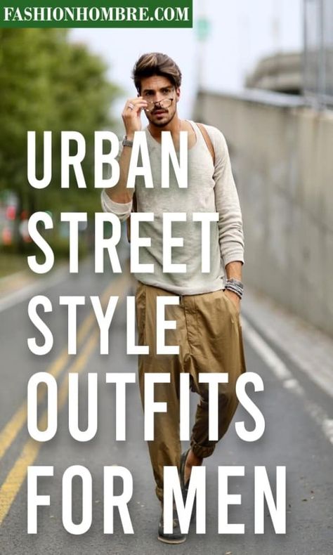 46 Urban Street Style Outfits For Men in 2021 - Fashion Hombre Men's Hipster Style, Semi Formal Outfits, Max Fashion, Urban Clothing, Outfits For Men, Long Overcoat, Men Street Fashion, Hipster Style, Style 2023