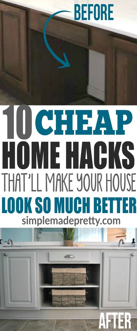 I love these fixer-upper ideas for the kitchen, living room, bathroom, etc! I was looking for simple decor and home improvement ideas so we could flip our house for sale to make money fast. These ideas are cheap and easy if you have home improvement projects on a budget. Easy Home Improvement Projects, Easy Home Improvement, Home Improvement Ideas, Organizing Hacks, Bedroom Walls, Inspire Me Home Decor, Diy And Home Improvement, After Pictures, Living Room On A Budget