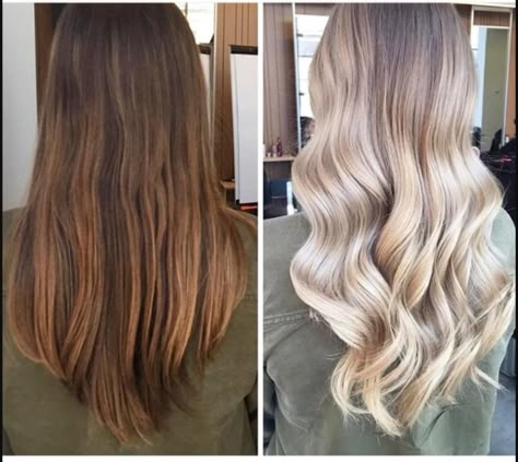 How To: Go from Dark Brown to Blonde With Minimal Damage | Blush Dark Brown To Blonde, Dark To Light Hair, Coffee Brown Hair, Hair Lights, Natural Brown Hair, Rambut Brunette, Going Blonde, Hair With Highlights, Blond Balayage