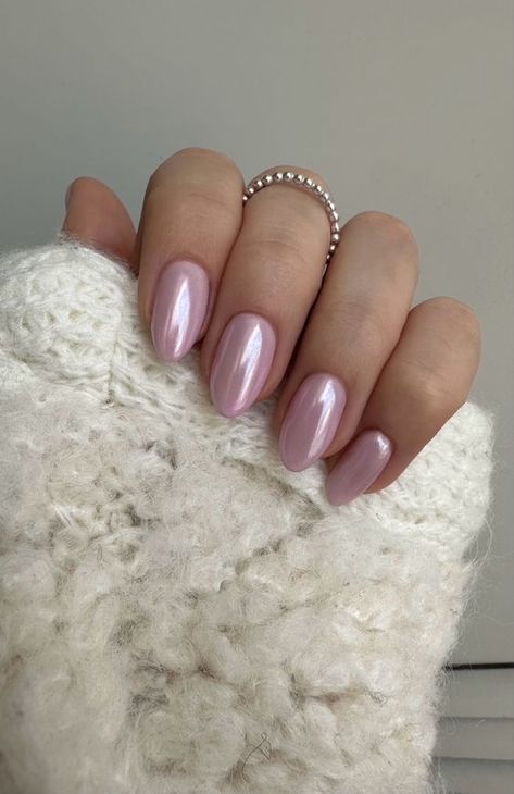 All The Manicure Inspiration You Need For Your Next Appointment - Inspired By This Pink Chrome Nails, Nagellack Trends, Cute Gel Nails, Cat Eye Nails, Pink Nail, Nails 2024, Dipped Nails, Dream Nails, Classy Nails