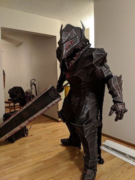 Guts Berserker Armor, Guts Berserker, Berserker Armor, Armadura Cosplay, Armor Cosplay, Cosplay Armor, Costume Collection, Amazing Cosplay, Good Manga