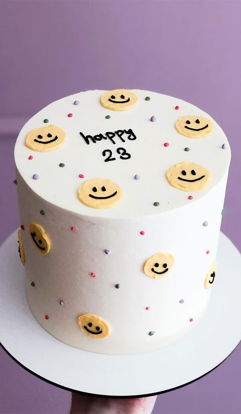 smiley birthday cake, happy faces birthday cake, birthday cake, birthday cake ideas, birthday cake images, birthday cake pictures, chocolate birthday cake Cake Ideas 23rd Birthday, Smiley Cake Ideas, Smile Birthday Cake, Happy Face Birthday Cake, Cake With Smiley Face, Smiley Birthday Cake, Smiley Face Birthday Cake, Happy Face Cake, 23rd Birthday Cake