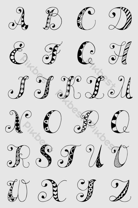 Vector stylish black hand drawn cartoon English alphabet#pikbest#Graphic Elements#Artistic font English Alphabets Calligraphy, Unique Fonts Alphabet Hand Drawn, Stylish English Alphabets, Doodle Art Letters Alphabet Hand Drawn, English Font Design Style, Artistic Alphabet Letters, English Letters Design Style, Stylish Fonts Alphabet Letters, Stylish Fonts Alphabet