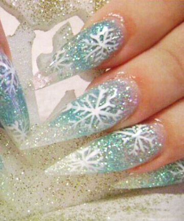 Icy Conditions Secret Nails, Mermaid Glitter, Holiday Nail, Sweater Nails, Holiday Nail Art, Christmas Nails Acrylic, Bling Acrylic Nails, Christmas Nail Art, Holiday Nails