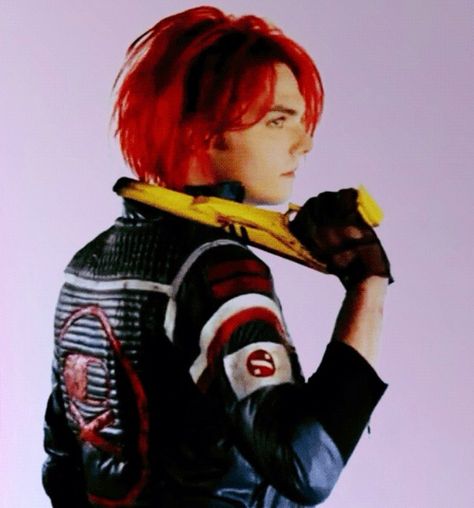 Party Poison Party Poison, Danger Days, My Chemical, My Chemical Romance, Red Hair, Leather Jacket, Romance, Red, Hair