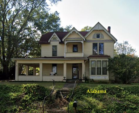 Beyond Beautiful c.1890 Victorian Home For Sale in Alabama $183K - Old Houses Under $50K Victorian Houses For Sale, Folk Victorian House, Folk Victorian, Victorian Beauty, Sleeping Porch, Old Houses For Sale, Victorian Home, Victorian Houses, Wrap Around Porch