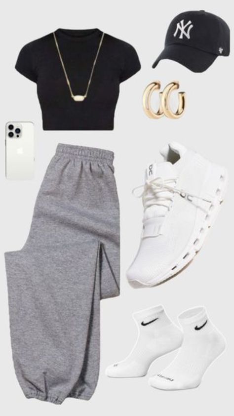 pretty. basic. sporty. fit!!!⚾️ #outfit #outfitideas Victoria Secret Outfit Ideas, Sporty Teen Outfits, Sporty Business Outfits, Womens Sporty Outfits, Sporty Casual Outfits For Women, Coach Outfits Sports, Sporty School Outfits, Sporty Girl Aesthetic Outfit, Sporty Outfits For School