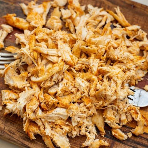 Shredded Chicken Air Fryer, Air Fryer Shredded Chicken, Shredded Chicken Recipe, Chicken Air Fryer, Dorito Chicken, Air Fryer Review, Lemon Soup, Pasta Side Dishes, Pasta Sides