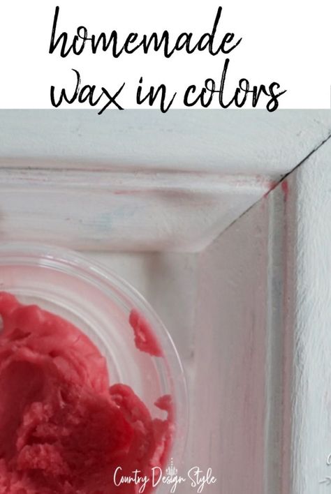 Diy Furniture Wax, Homemade Furniture, Diy Furniture Redo, Diy Wax, Chalk Paint Projects, Furniture Wax, Wood Wax, Paint Projects, Country Design