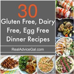 Delicious Gluten Free Dairy Free Egg Free Recipes that you should try! Egg Free Dinner Recipes, Gluten Free Egg Free Recipes, Dairy Free Egg Free Recipes, Gluten Free Dairy Free Dinner, Campbells Recipes, Recipes List, Dairy Free Recipes Dinner, Allergen Free Recipes, Dairy Free Dinner