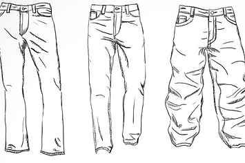 14 Genius Tips About Pants Every Guy Needs To Know Pants Creases Drawing, Jacket Drawing Reference Male, How To Draw Cargo Pants Sketch, Drawing Pants Men, Pants Side View Drawing, How To Draw Pants Male, Sweat Pants Drawing, How To Draw Cargo Pants, How To Draw Baggy Pants