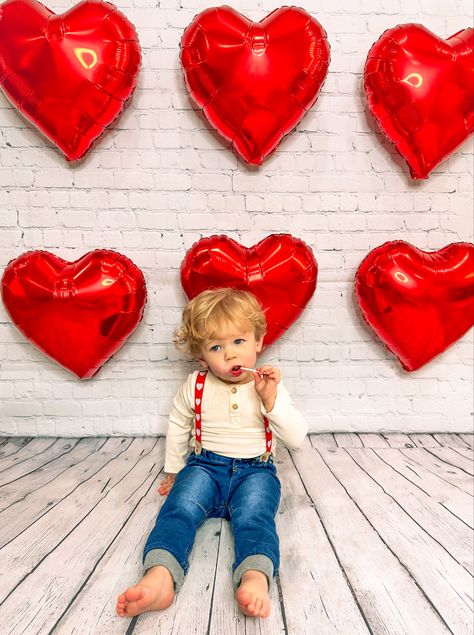 #valentinesday #valentinesphotoshoot #heartballoons #bemyvalentine #littlecutie #february #february14 #toddler #toddlerlife #red #hearts #photooftheday Toddler Boy Valentines Day Pictures, Toddler Valentine’s Day Photo Shoot, Valentines Toddler Photoshoot, Valentines Day Toddler Photoshoot, Toddler Valentines Photoshoot, Toddler Boy Valentine Photo Shoot, Toddler Valentines Day Pictures, Vday Flowers, Rep Photoshoot