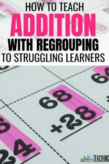 Teaching Double Digit Subtraction, How To Teach Addition With Regrouping, Teaching Carrying In Addition, Regrouping Addition Activities, How To Teach Double Digit Addition, Addition Regrouping Activities, 2nd Grade Regrouping Math, Teaching Regrouping Addition, 2 Digit Addition Strategies