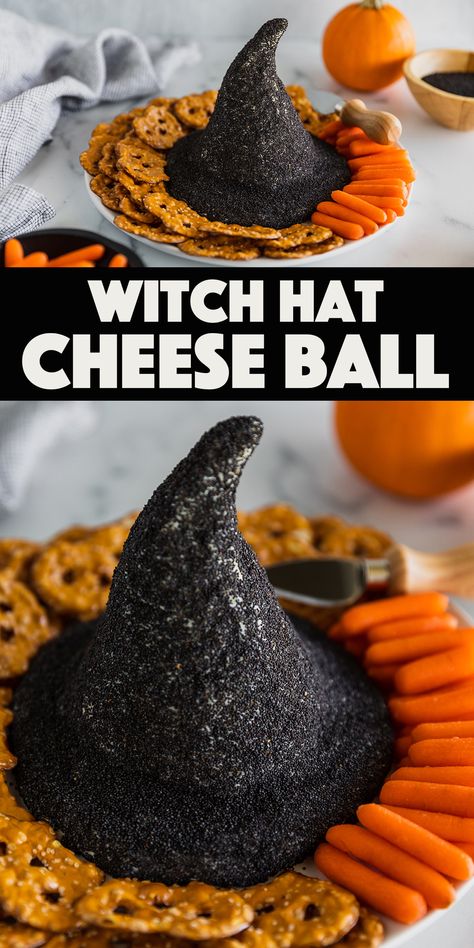 Cheese Balls For Halloween, Spooky Halloween Foods For Party, Easy Spooky Foods For Halloween Party, Appetizer Halloween Party, Halloween Theme Party Food, Hallow Food Ideas, Apps For Halloween Party, Halloween Party Potluck Ideas, Halloween Themed Foods For Party