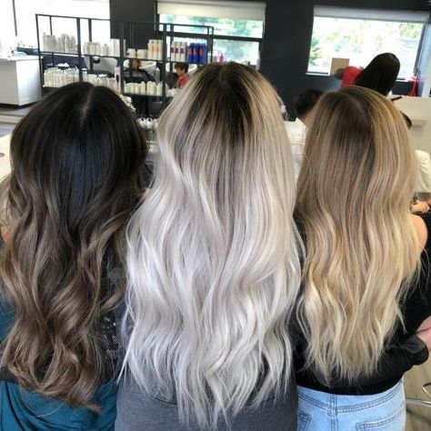 Long Hair with Shadow Root Hair Shadowing, Shadow Root Hair, Color Ombre Hair, Shadow Roots Hair, White Ombre Hair, Shadow Roots, Blonde Ombre Hair, Root Melt, Root Stretch