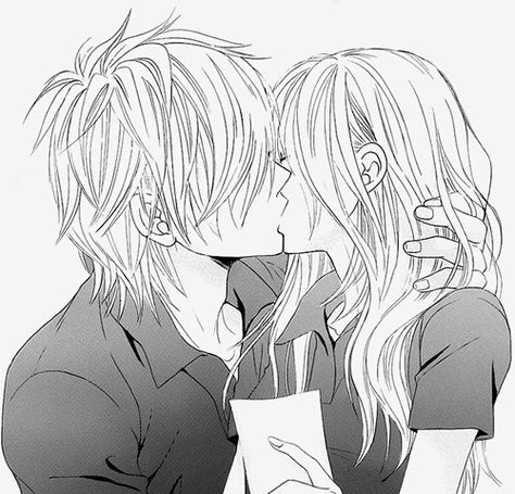 Anyone know what manga this is? Is it Akaiito (MIYASAKA Kaho)? Anime Bisou, Photo Manga, Manga Couple, Manga Couples, Manga Love, Anime Love Couple, Manga Cosplay, Anime Couples Manga, Cute Memes