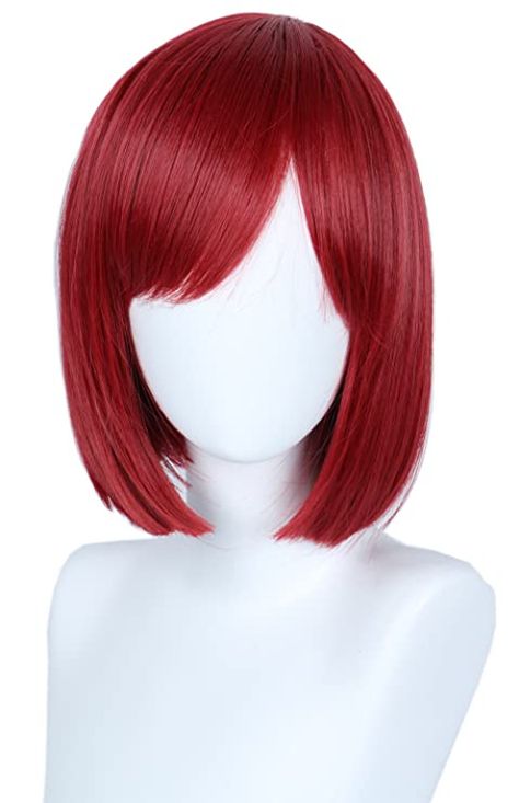 Amazon.com: Linfairy Red Mixed Kairi Wig Halloween Cosplay Costume Wig For Women Party Hair : Clothing, Shoes & Jewelry Red Hair With Bangs, Red Cosplay, Short Red Hair, Wig Costume, Blonde Ponytail, Wig Party, Halloween Wigs, Healthy Hair Tips, Red Wigs