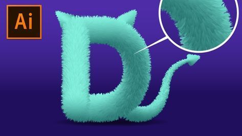 How to Create Realistic 3D Fur Effect in Adobe Illustrator Tutorial - YouTube Blend Tool, Adobe Illustrator Tutorial, Photoshop Tutorial Typography, Adobe Design, Adobe Tutorials, Illustrator Design Tutorial, Adobe Illustrator Tutorials, Adobe Creative, Graphic Design Tips