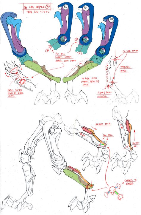 General Grievous 2003, Feng Zhu Design, Feng Zhu, General Grievous, Arte Cyberpunk, Pose References, Robot Design, Robot Art, Robots Concept