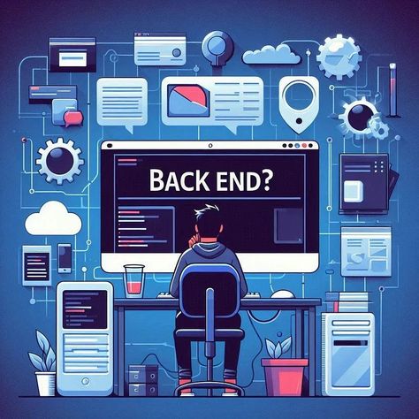 What is a Back End?. In computer programming and web… | by WebandSEOadvisor | Sep, 2024 | Medium Back End Developer, Computer Lab Posters, Computer Lab, Computer Programming, School Art, Art School, Web Development, Programming, Behind The Scenes