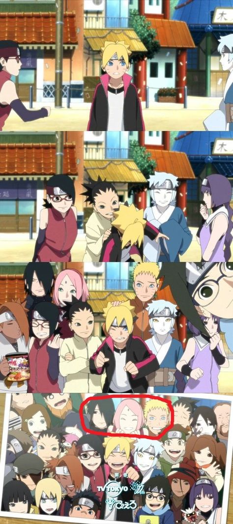 look at our team kakashi or team 7 sakura never changes and they are just my babies i love them forever. Naruto Minato, Boruto And Sarada, Boruto Characters, Naruto And Sasuke Wallpaper, Naruto Teams, Anime Ninja, Naruko Uzumaki, Uzumaki Boruto, Naruto Sasuke Sakura