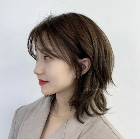 Chahong Hair Short, Asian Short Hair, Hair Inspiration Short, Edgy Short Hair, Wolf Cut, Shot Hair Styles, Haircuts For Medium Hair, Haircuts Straight Hair, Girl Short Hair