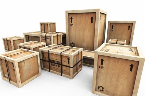 Group of Shipping Crates. Digital rendering of a wooden shipping crates , #affiliate, #Crates, #Digital, #Group, #Shipping, #shipping #ad Vintage Wood Crates, Wooden Shipping Crates, Vintage Crates, Crate Coffee Table, Crate Table, Pallet Crates, Shipping Crates, Old Barn Wood, Crate Furniture