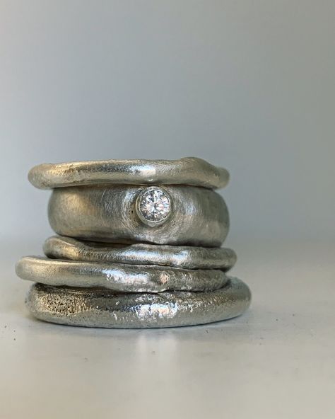 Handmade Silver Rings, Organic Jewelry, Repurposed Jewelry, Dope Jewelry, Bling Rings, Contemporary Jewelry, Dream Jewelry, Jewelry Inspo, Handmade Jewellery