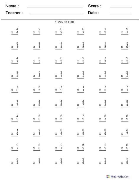 If we do not cherish the mems, then we are doomed to repeat them. Math Problems For 4th Grade, Mad Minute Multiplication, Creating Worksheets, 4 Multiplication, Printable Multiplication Worksheets, Math Multiplication Worksheets, Multiplication Worksheet, Mental Maths, 4th Grade Math Worksheets