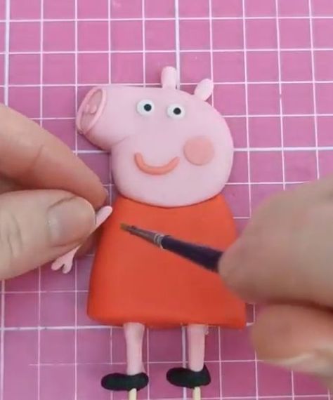 Peppa Cake Topper, Peppa Cake, Peppa Pig Cake Topper, Peppa Pig Cake, Pig Cake, Peppa Pig, No Bake Cake, Cake Topper, Cake Toppers