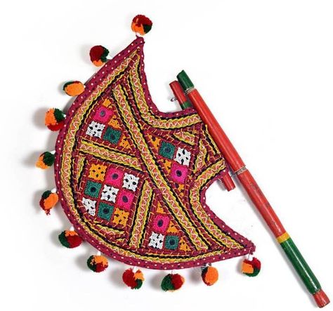 Meena Handicrafts Kutch Gujarati Art Work Ethnic Colorful Hand Fan 371 Showpiece  -  4 cm Gujarati Art, Guru Wallpaper, Truck Art Pakistan, Indian Bedroom Decor, Kutch Work Designs, India Home Decor, Hand Work Design, Kutch Work, Diy Yarn Crafts