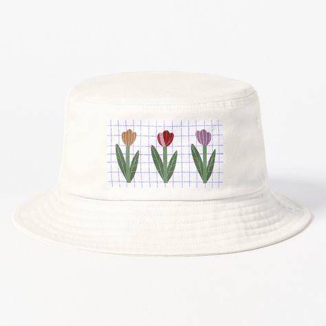 Garden Of Tulips, Hats For Sale, A Garden, Tulips, Bucket Hat, Jesus, Hats, For Sale