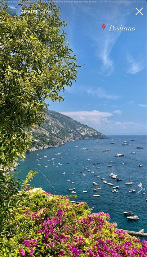 Amalfi Coast Italy Yacht, Positano Instagram Story, Italy Instagram Story, Amalfi Aesthetic, Positano Aesthetic, Amalfi Coast Aesthetic, Italy Summer Aesthetic, Positano Italy Amalfi Coast, Instagram Story Aesthetic