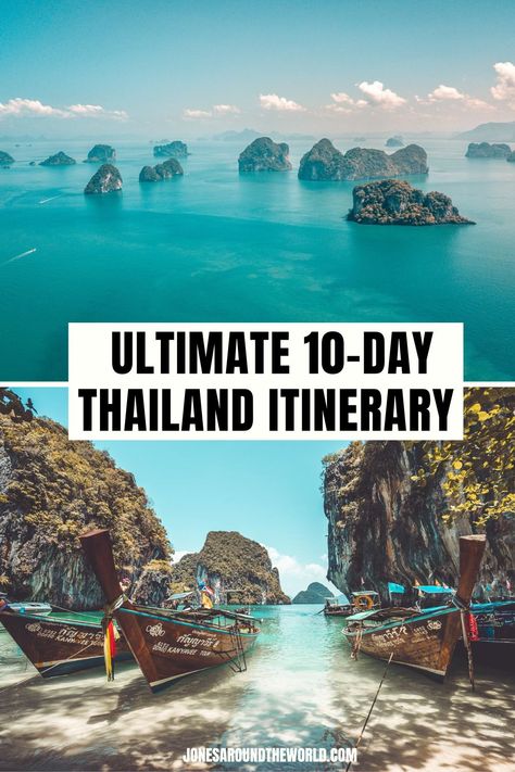 Thailand Travel Itinerary 10 Days, 10 Day Thailand Itinerary, Southern Thailand Itinerary, Thailand Islands Itinerary, Thailand Itenary, 7 Day Thailand Itinerary, Thailand Island Hopping Itinerary, South Thailand Itinerary, Thailand Itinerary 10 Days