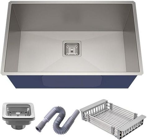 10 Best Kitchen Sinks (Expert Reviews and Buying Guide) | Plan n Design Kitchen Sink Options, Quartz Kitchen Sink, Acrylic Kitchen, Best Kitchen Sinks, Drop In Kitchen Sink, How To Wash Vegetables, Kitchen Plate, Quartz Kitchen, Single Bowl Sink