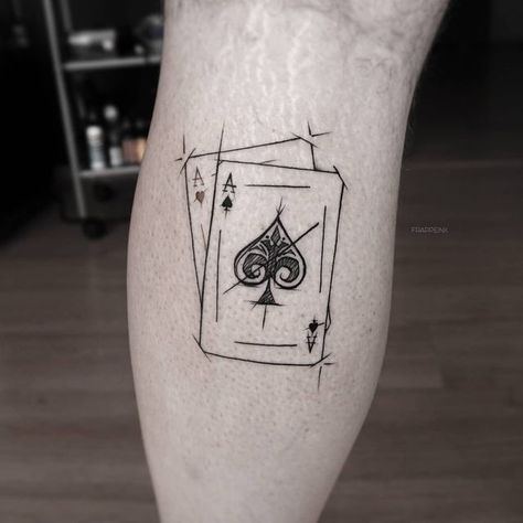 Two Aces Tattoo, 2 Cards Tattoo, A Card Tattoo Design, Spade Card Tattoo, Jack Of Clubs Tattoo, Card Ace Tattoo, Hand Tattoos Cards, 4 Cards Tattoo, Pocket Aces Tattoo