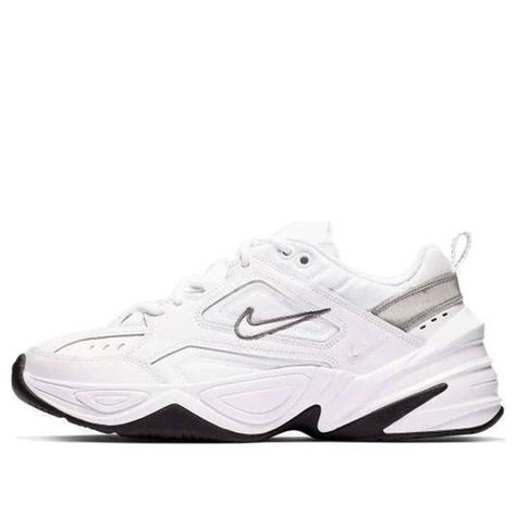 (WMNS) Nike M2K Tekno 'White Grey' BQ3378-100 - KICKS CREW Nike M2k Tekno White, M2k Tekno White, Nike M2k, Tout Rose, Air Max 90 Premium, Style Sportif, Marathon Running Shoes, Marathon Running, Grey Sneakers