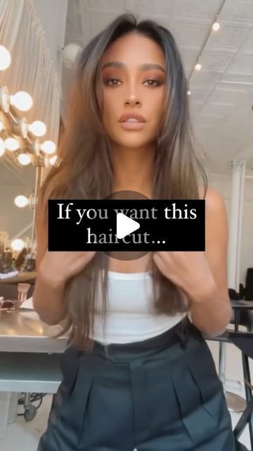 Shay Mitchell Haircut, Middle Part Long Hair, Armpit Length Haircut, Shay Mitchell Hair, Hair Tutorials For Medium Hair, Shay Mitchell, Hair Videos Tutorials, September 10, Hair Tutorials