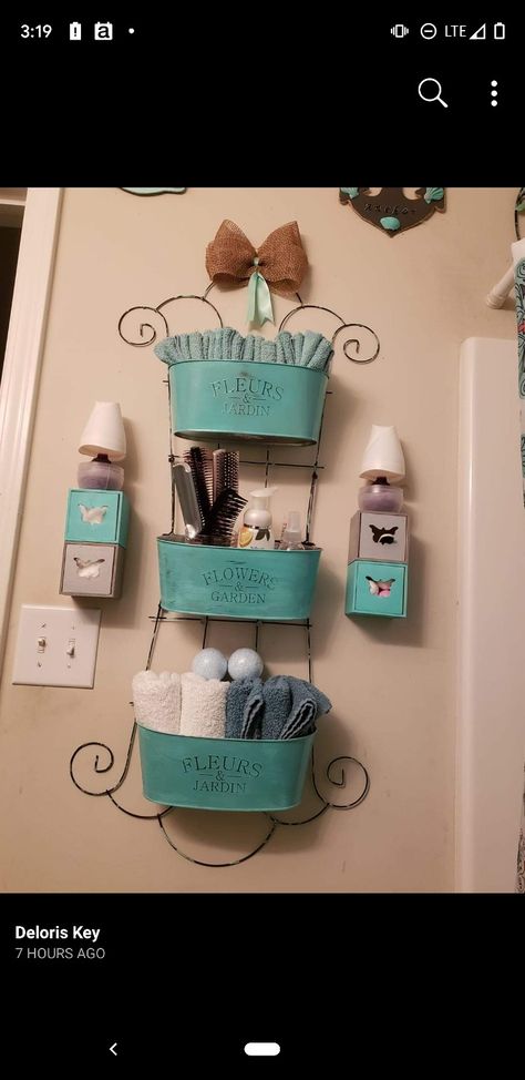 Beach Theme Bathroom Diy, Dollar Tree Beach Decor Diy, Bedroom Floral Decor, Beach Themed Bathroom Ideas, Nautical Theme Bathroom, Colors For Bedroom, Beach Theme Kitchen, Bedroom Floral, Theme Bathroom