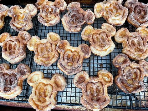 Mickey Waffle Recipe, Mickey Mouse Food, Churro Waffles, Mickey Waffle, Mickey Waffles, Waffles Recipe, Waffle Recipe, Malted Milk, Waffle Iron