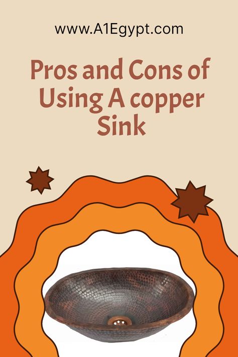 Copper sinks are a great option for home owners who are looking to add some flair and style to their bathroom and kitchen . The pros of copper sinks include their light weight, which makes them easy to move around or install in houses with a small bathroom or kitchen. Copper also has anti-bacterial and anti microbial properties that will help to prevent bacteria and microbes from growing on the surface of the sink. Copper Kitchen Sinks, Kitchens With Copper Sinks, Cooper Sink Kitchen, Copper Sink With Stainless Appliances, Copper Sink Kitchen, Copper Farmhouse Sink, Copper Bathroom Sink, Copper Faucet Bathroom, Modern Copper Kitchen